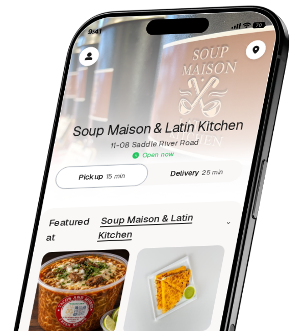 Soup Maison & Latin Kitchen app preview