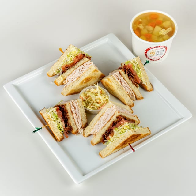 #12 Turkey Club Sandwich.